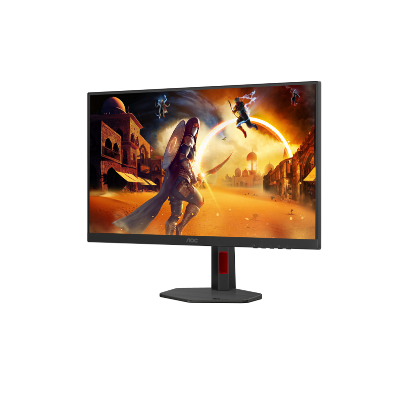 27" AOC Q27G4ZR, Black, IPS, 2560x1440, 240Hz, AdaptiveSync, 0.3msMPRT, 400cd, HDR400, HDMI+DP, Spkrs, Pivot