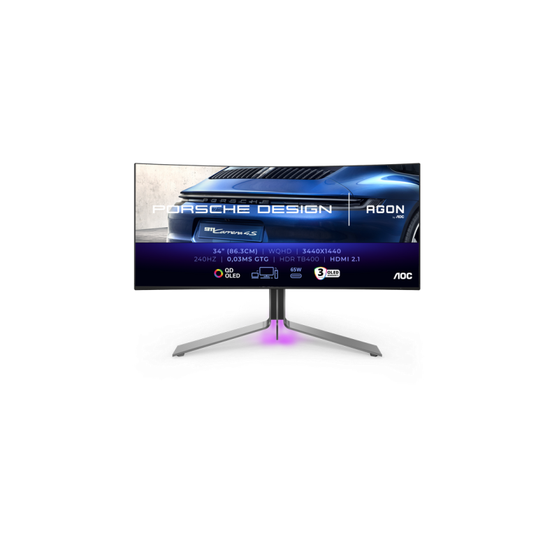 Монитор AOC Agon Pro PD34, Curved, Black
