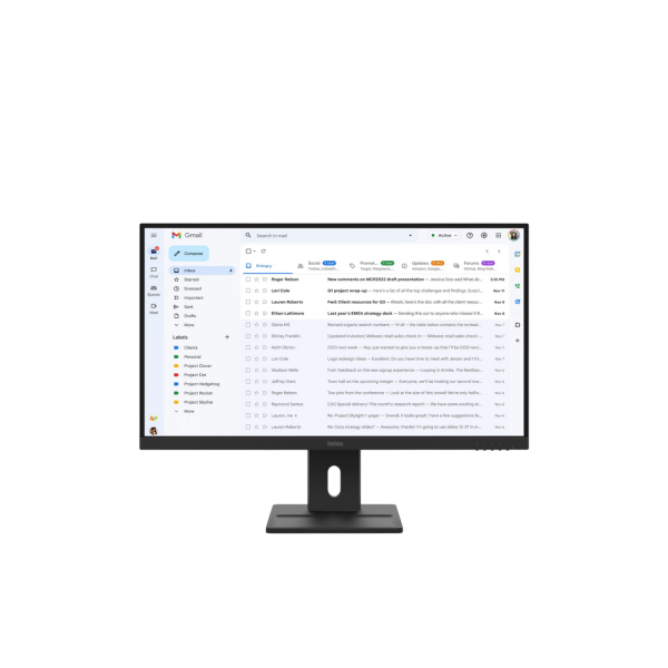 Монитор Lenovo ThinkVision E27-40, Black