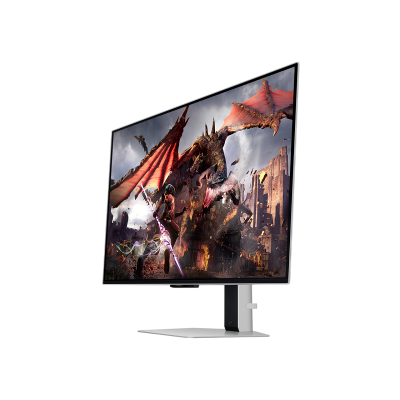 31.5" SAMSUNG Odyssey G8 G80SD,Silver,OLED,3840x2160,240Hz,G-Sync+FreeSync,0.03msGTG,250cd,DP+HDMI+USB,Spkrs,