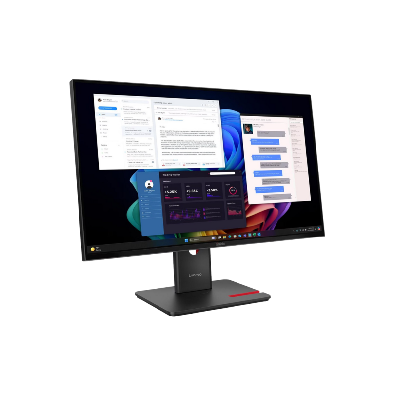 Монитор Lenovo ThinkVision T27UD-40, Black