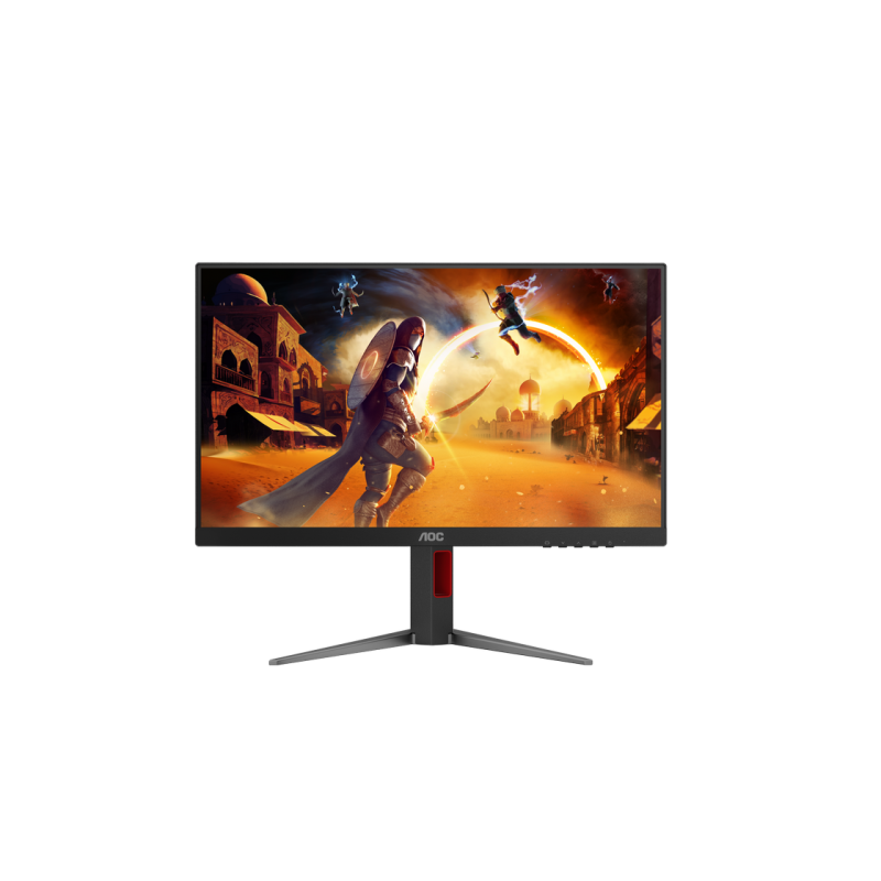 23.8" AOC 24G4HA, Black, IPS, 1920x1080, 200Hz, AdaptiveSync+G-Sync, 0.5msMPRT, 300cd, HDR10, HDMI+DP, Spkrs, 