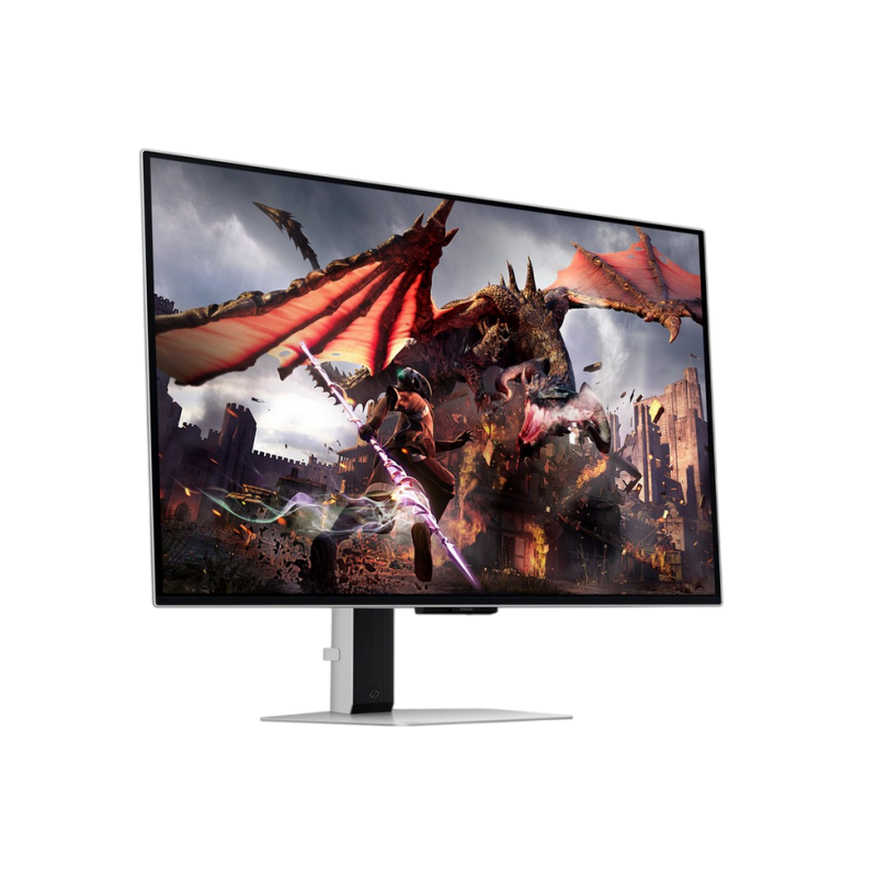 31.5" SAMSUNG Odyssey G8 G80SD,Silver,OLED,3840x2160,240Hz,G-Sync+FreeSync,0.03msGTG,250cd,DP+HDMI+USB,Spkrs,