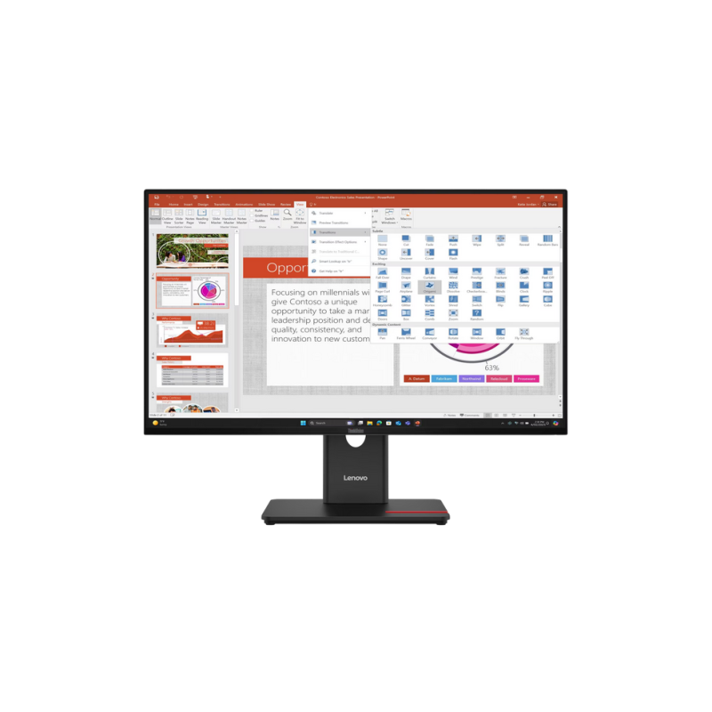 27" LENOVO ThinkVision T27-40,Black