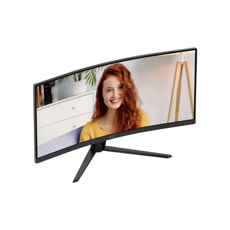 34" AOC CU34B3E, Black, VA-Curved, 3440x1440, 120Hz, AdaptiveSync, 1msMPRT, 300cd, HDR10, DP+HDMI