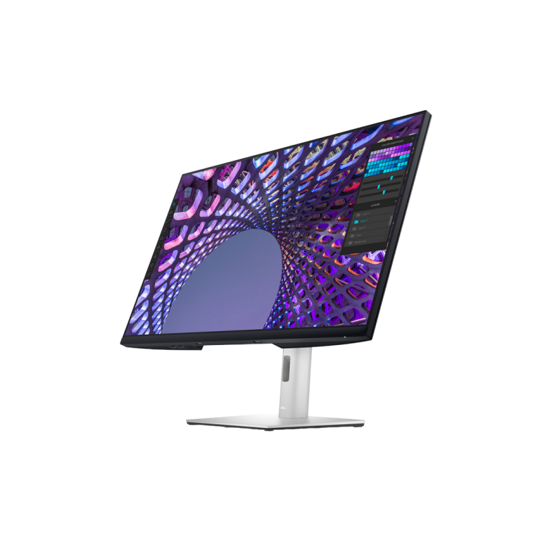 Monitor Dell P3223QE Ultrathin Bezel, Black/Silver