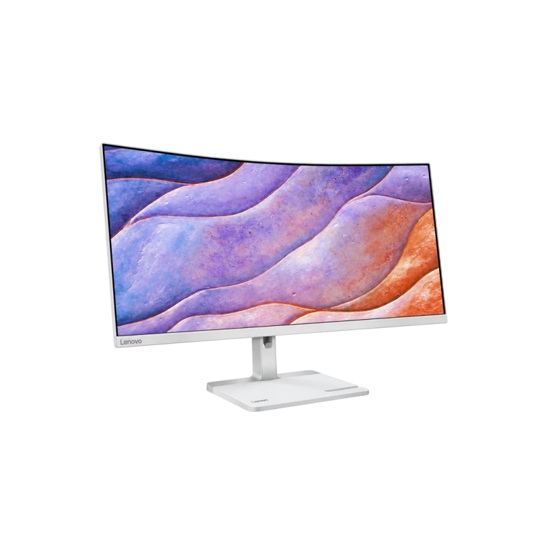 Монитор Lenovo L34W-4C, Curved, White