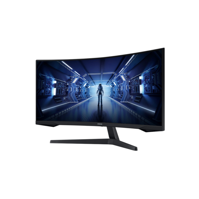 34" SAMSUNG Odyssey G5 G55T, Black, Curved-VA, 3440x1440, 165Hz,FreeSync,1msMPRT,250cd,DP+HDMI