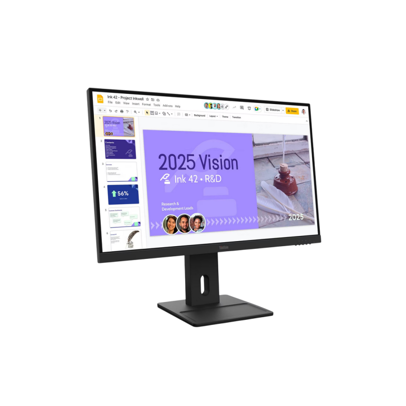 27" LENOVO ThinkVision E27Q-40, Black, IPS 2560x1440