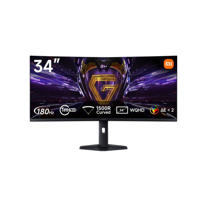 Monitor Xiaomi G34WQi 2026, Curved, Black