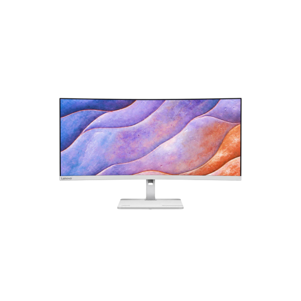 Monitor Lenovo L34W-4C, Curved, White
