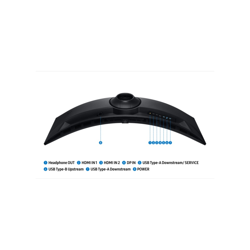 Monitor Samsung Odyssey G9 G91F, Curved, Black