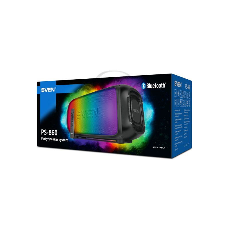 Портативная колонка Sven PS-860, Black