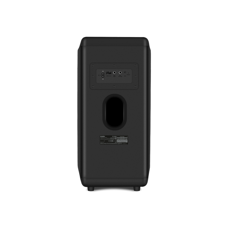 Partybox SVEN "PS-960" 180W, TWS, Bluetooth, FM, USB,LED-display, 6000mA*h, Black