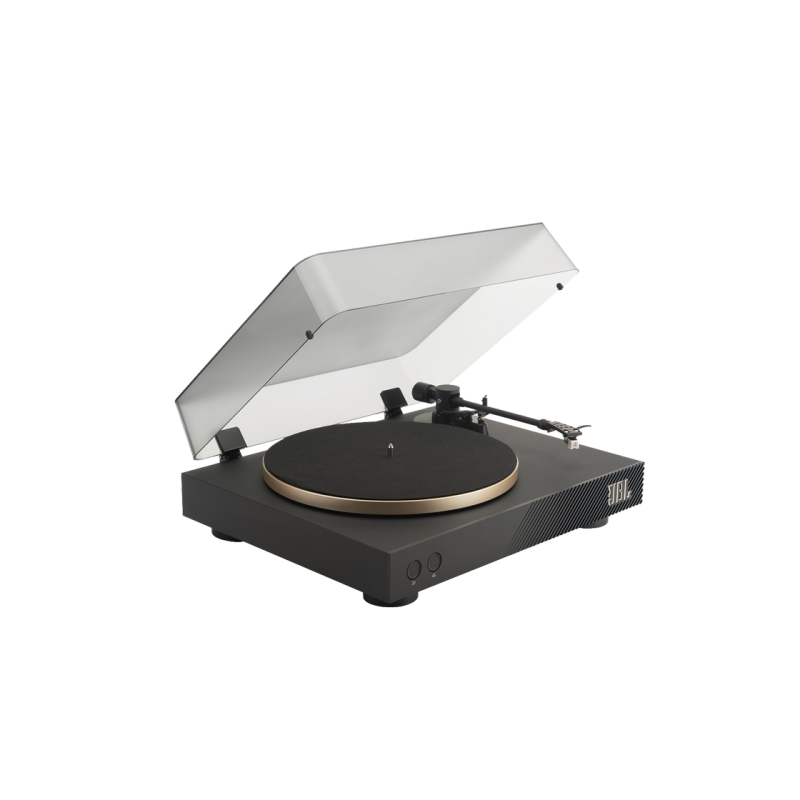 Виниловый проигрыватель JBL SPINNER BT, Bluetooth-проигрыватель, черный и золотой
