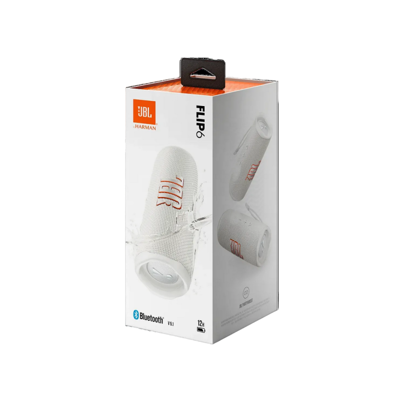 Портативная колонка JBL Flip 6, White