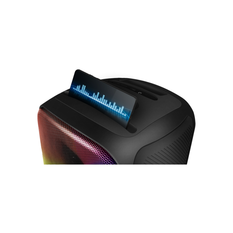 Колонка SVEN PS-555, черная (65 Вт, TWS, Bluetooth, USB, microSD, ПДУ, 4000 мА·ч)