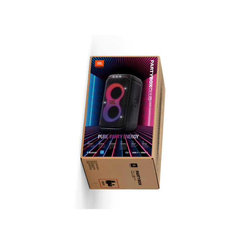 Портативная аудиосистема JBL PartyBox CLUB 120, Белый Великобритания