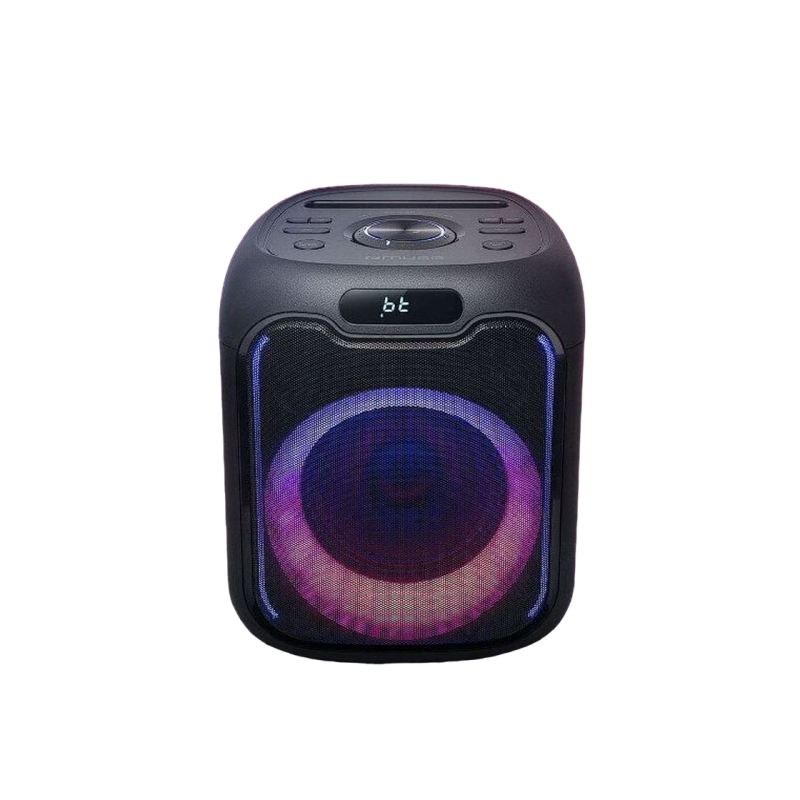 Портативная колонка MUSE M-1803 DJ, USB, AUX, черная, 2200 мАч / 7,4 В, время воспроизведения 5 ч, USB-C