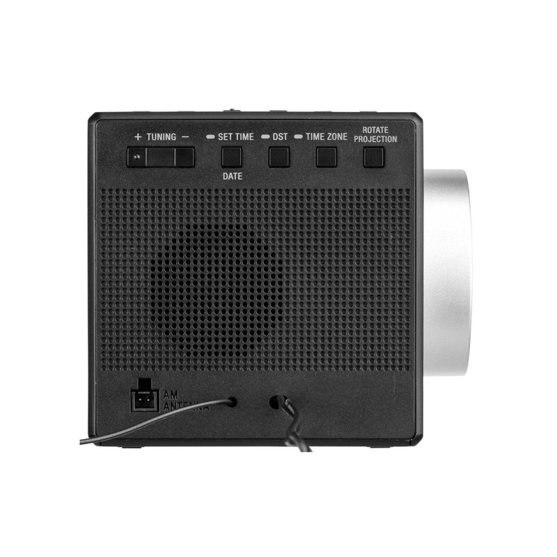 SONY ICF-C1PJ, Gray, Clock Radio with Time Projector, AM/FM