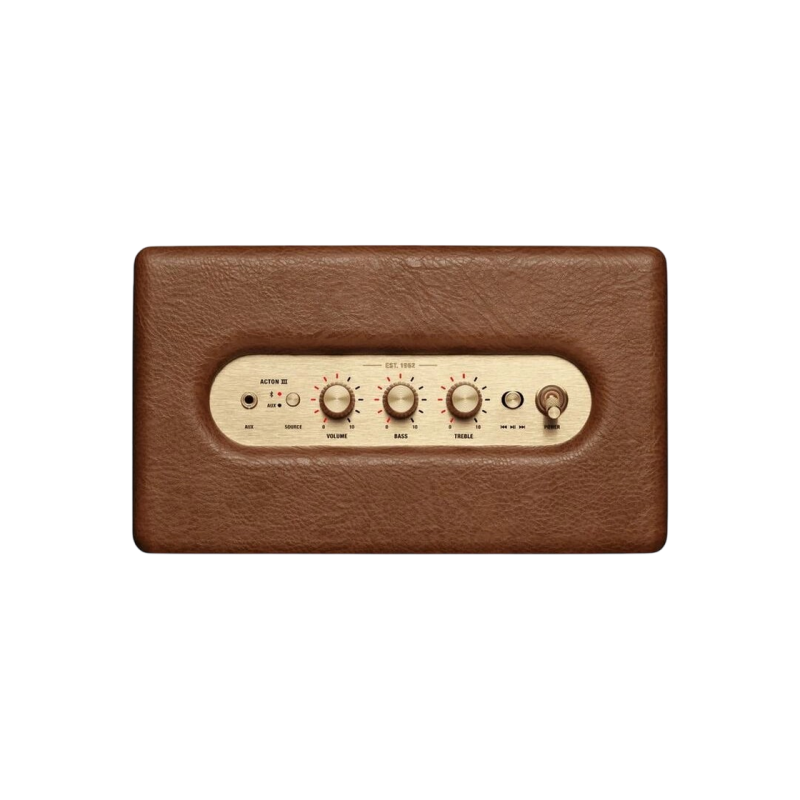 Marshall Acton III Bluetooth Speaker - Brown