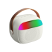 Bluetooth Speaker Cellular, Karaoke Mini, White