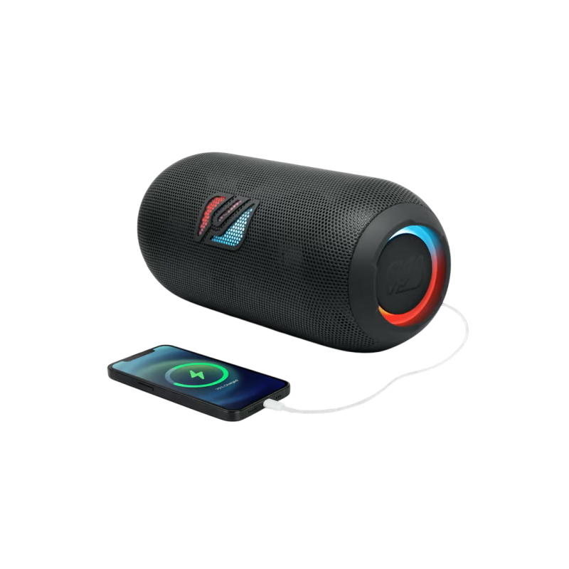 Портативная колонка MUSE M-950 BT, USB, TWS, IPX4, AUX, черная, 5000 мАч / 7,4 В, 15 ч воспроизведения, USB