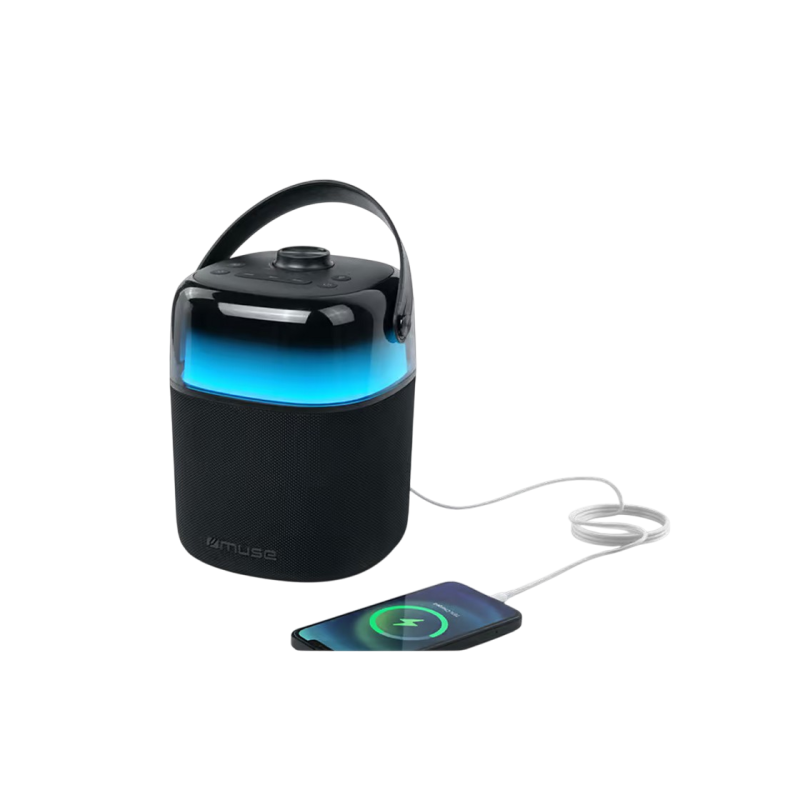 Портативная колонка для караоке MUSE M-530 KA, 30 Вт, IPX5, черная
