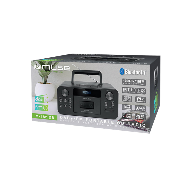 Портативная колонка Muse M-182 DB, Black