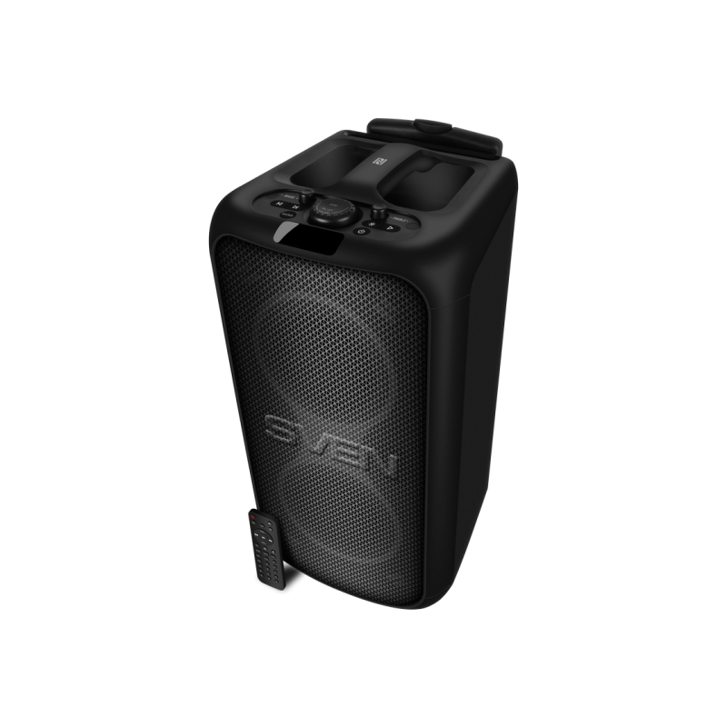 Partybox SVEN "PS-1000" 180 Вт, TWS, Bluetooth, FM, USB, LED-дисплей, 8000 мА·ч, чёрный