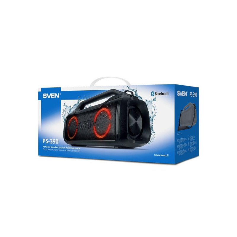 Портативная колонка Sven PS-390, Black