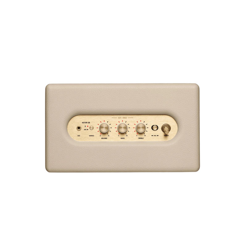 Bluetooth-динамик Marshall Acton III — кремовый