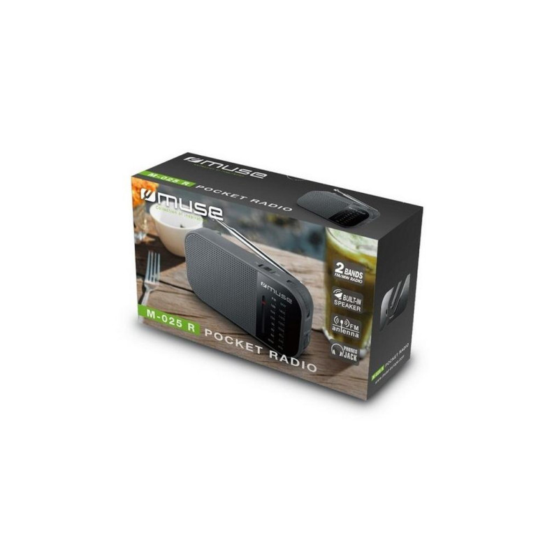 Портативная колонка Muse M-025 R, черная