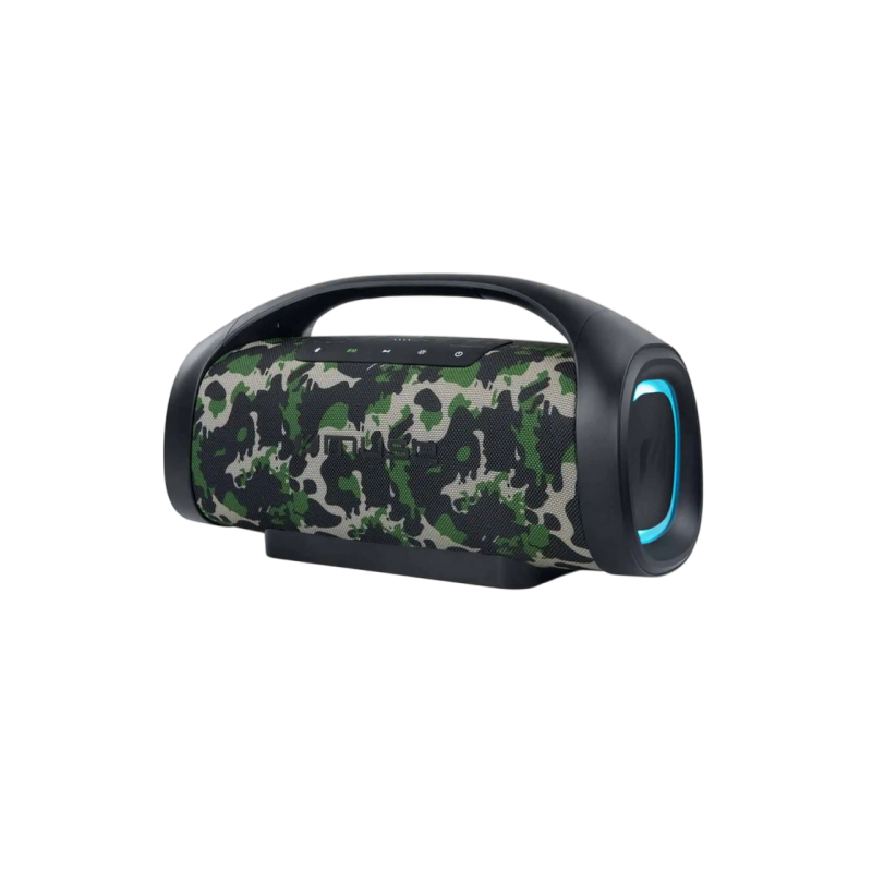 Portable Speaker MUSE M-980 CA, USB, TWS, IPX6, AUX, Camouflage, 6000mAh / 7.4V, 10H playtime, USB-C