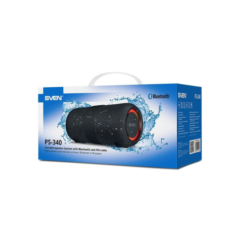 Портативная колонка Sven PS-340, Black