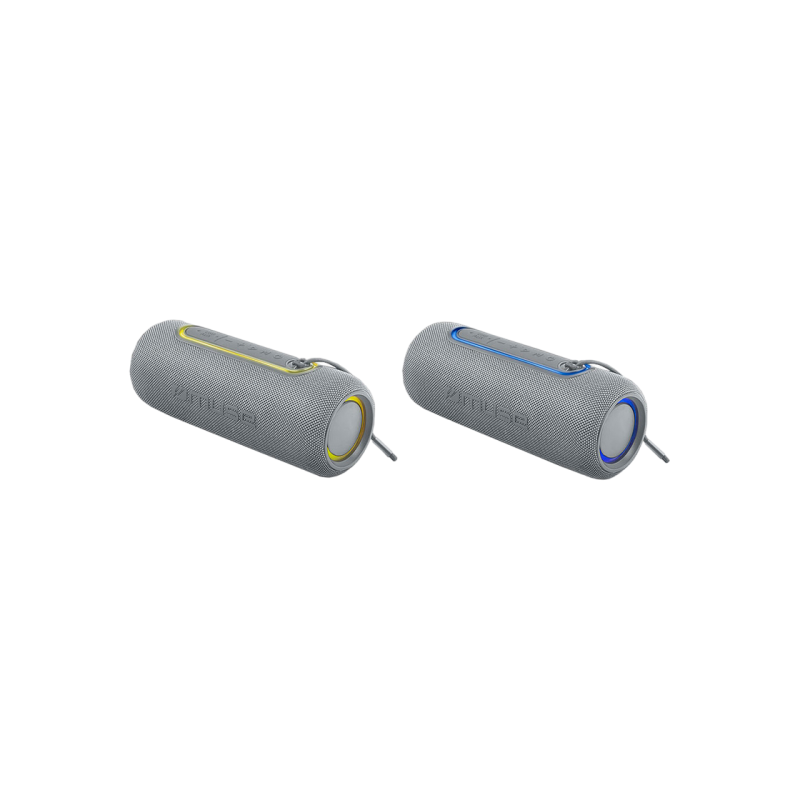 Портативная колонка MUSE M-780 LG, 20 Вт, USB, IPX5, серая, USB-C