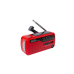 MUSE MH-07 RED, FM-тюнер, часы, динамо-машина, питание от солнечной батареи, КРАСНЫЙ