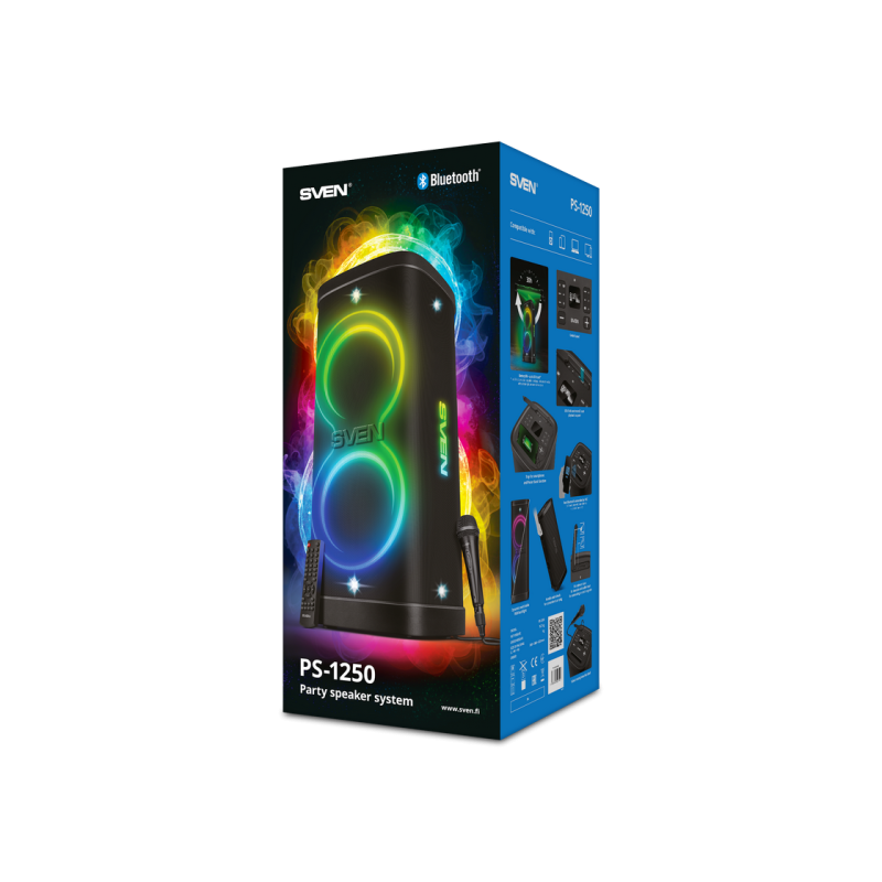 Boxa Portabila Sven PS-1250, Black