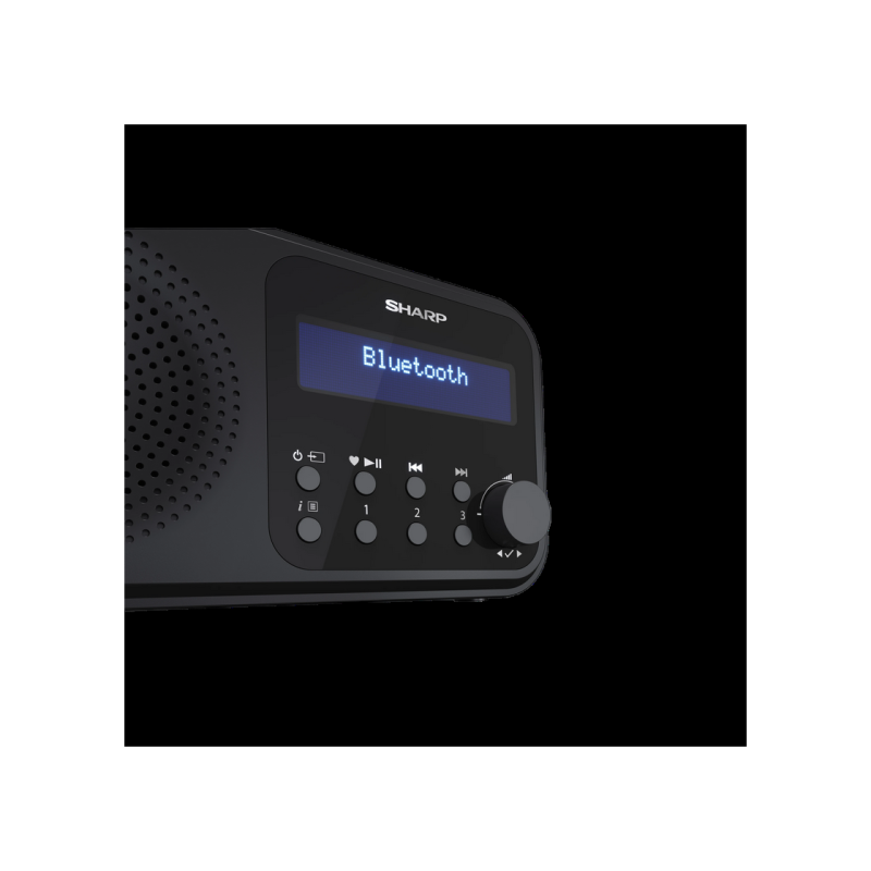 Портативная цифровая радиостанция Sharp DR-P420BKV01, черная