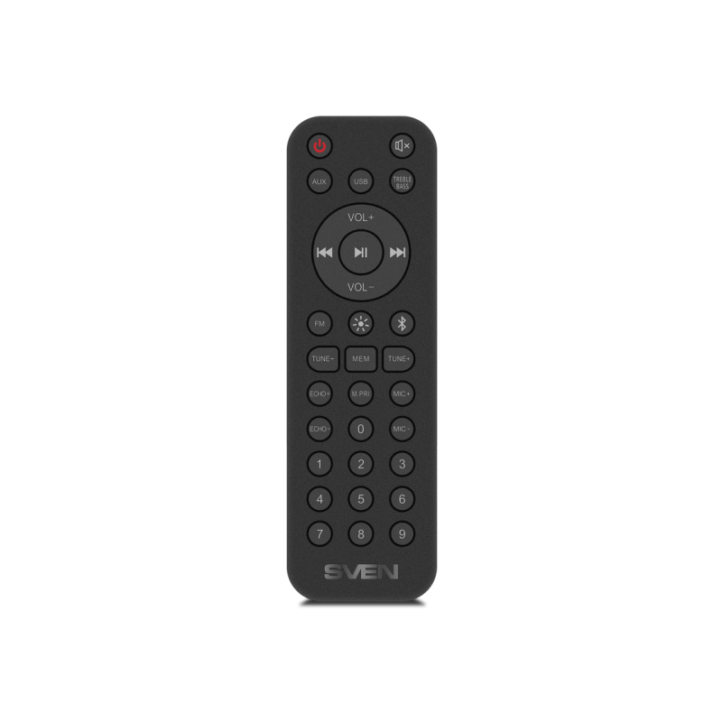 Partybox SVEN "PS-1000" 180 Вт, TWS, Bluetooth, FM, USB, LED-дисплей, 8000 мА·ч, чёрный