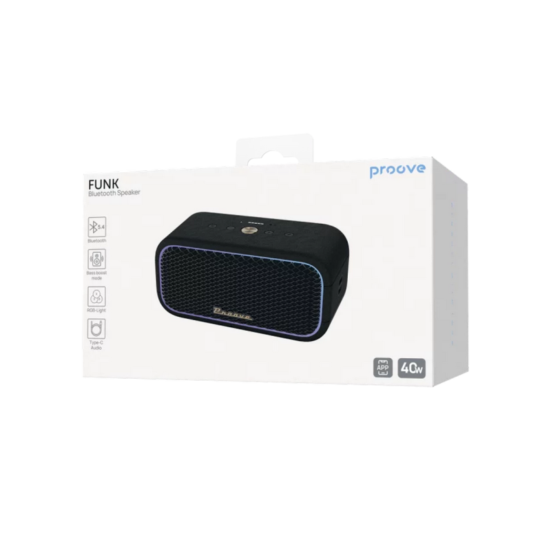 Boxa portabila Proove Funk 40W (APP), Black