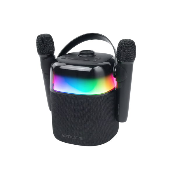 Портативная колонка для караоке MUSE M-530 KA, 30 Вт, IPX5, черная