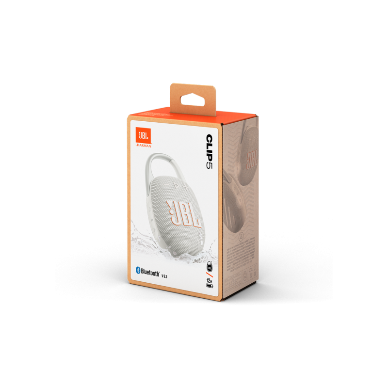 Портативная колонка JBL Clip 5 White