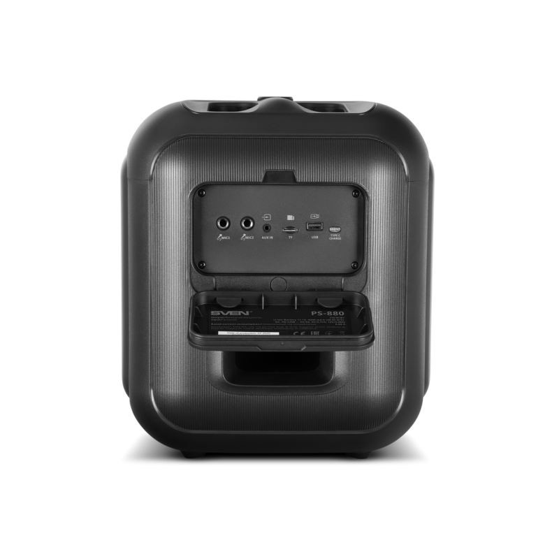 Speaker SVEN PS-880, black (110W, TWS, Bluetooth, FM, USB, microSD, LED-display, 4500mA*h