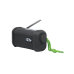 MUSE MH-08 MB, тюнер FM, часы, динамо-машина, солнечная батарея, IP64, фонарик, черный