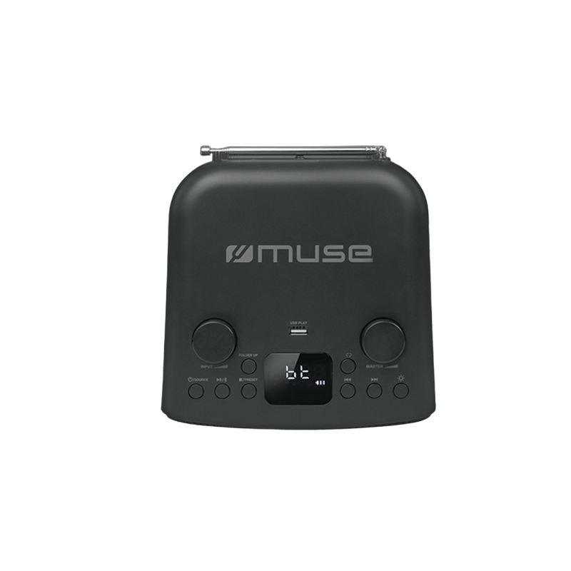 Портативная колонка MUSE M-1803 DJ, USB, AUX, черная, 2200 мАч / 7,4 В, время воспроизведения 5 ч, USB-C