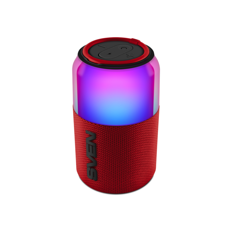 Speakers SVEN "PS-130" 10W, TWS, Bluetooth, USB, 1800mA*h, Red