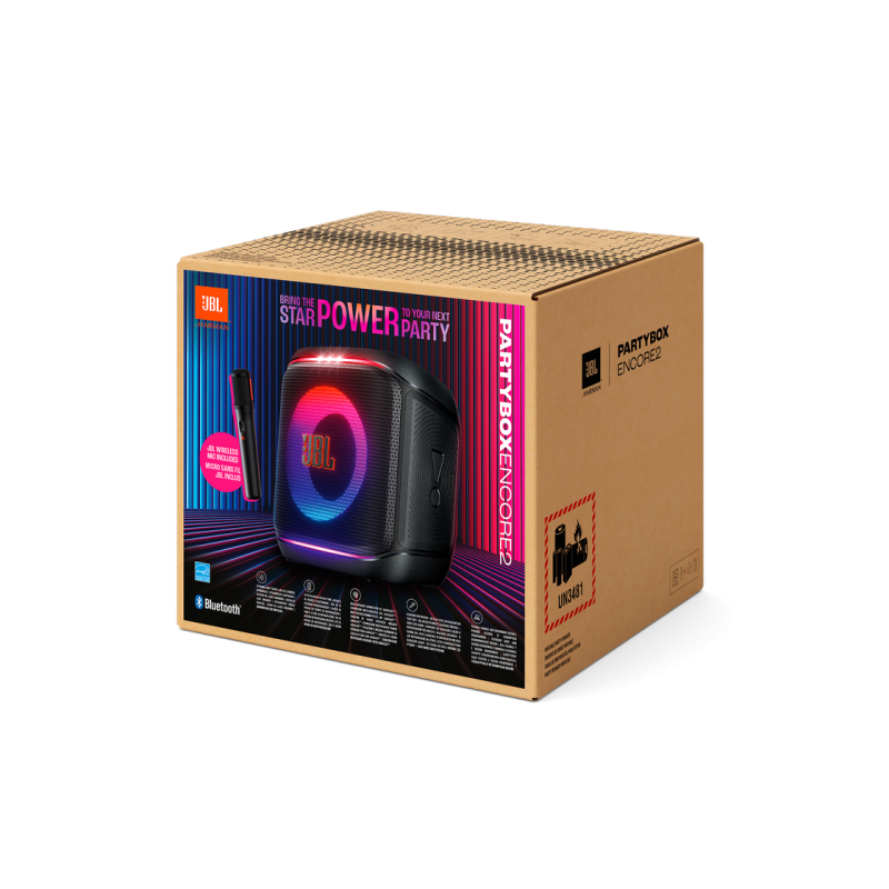 Портативная аудиосистема JBL PartyBox Encore 2 с 1 микрофоном