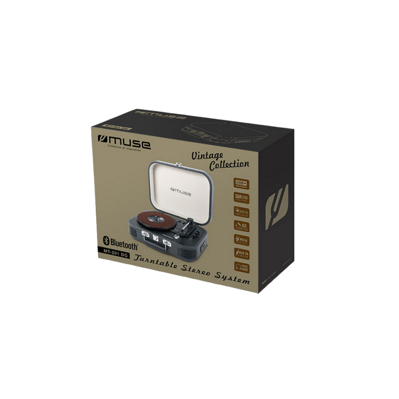 Vinyl Turntable MUSE MT-201 GLD