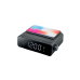 MUSE M-175 WI, Tuner FM, Clocks, Wireless charging 5W, USB charging Port, Black